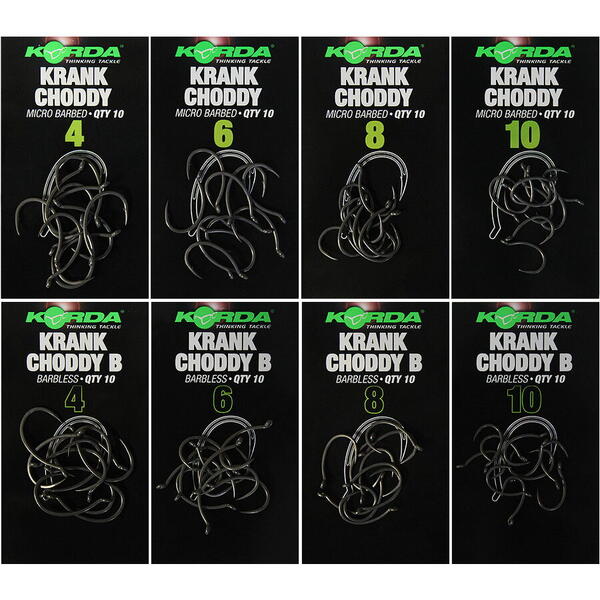 Cârlige Crap Krank Choddy Barbless KORDA - Nr.8, 10 buc - 3