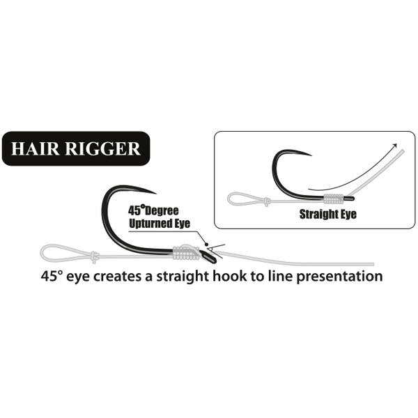 Cârlige Crap Power Carp Hair Rigger Gamakatsu - Rezistență Maximă, 10buc - 2