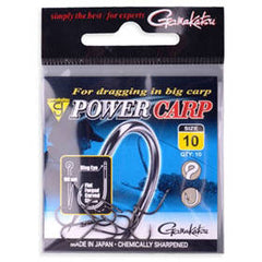 Cârlige Crap Power Carp Ring Eye Gamakatsu - Nr.14, Rezistență Maximă - 2