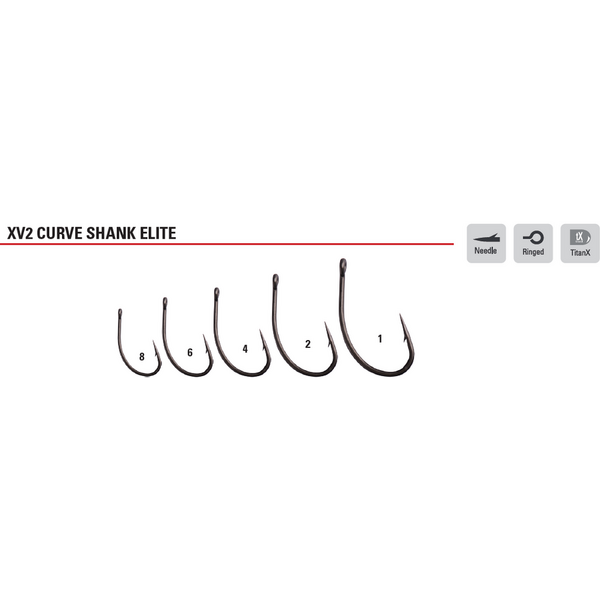 Cârlige Crap XV2 Curved Shank Mustad - Rezistență Maximă, Penetrație Rapidă - 3