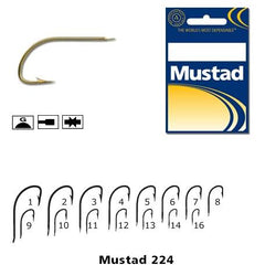 Cârlige Cristal Mustad M.224.6 - Aureu, Rezistență, Vizibilitate