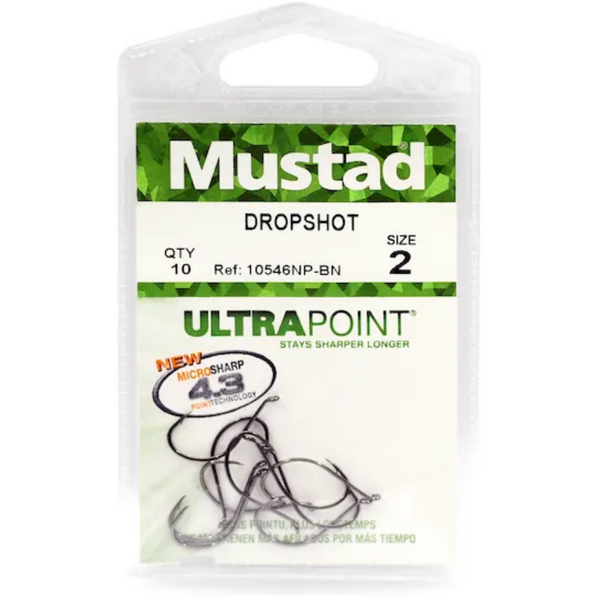 Cârlige Dropshot Ochet Mustad - Rezistență Maximă, 10 bucăți - 3