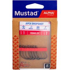 Cârlige Dropshot Titan Wide Mustad - Rezistență, Perforare Rapidă - 3