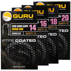 Cârlige Fine Wide Gape Guru Nr.14 - Rezistență, Fixare Perfectă - 4