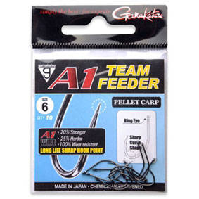 Cârlige Gamakatsu A1 Team Feeder Pelet - Rezistență, Fixare Sigură - 2