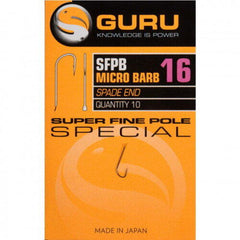 Cârlige Guru Super Fine Pole #20 Barbed - Precizie, Rezistență - 2