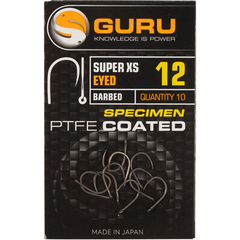 Cârlige Guru Super XS Barbed Nr.12 - Rezistență Superioară, 10 buc. - 2