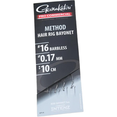Cârlige Legate Method Hair Rig Gamakatsu - Baionetă, Rezistență 0.17mm