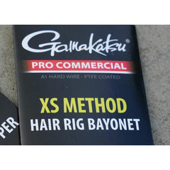 Cârlige Legate Mont. XSMETHOD GAMAKATSU - Hair Rig, Baionetă, 8 buc - 1