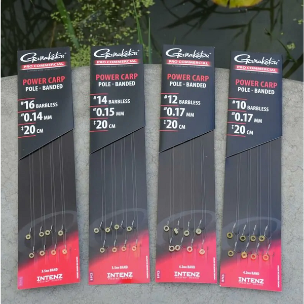 Cârlige Legate Power Carp Gamakatsu - Rezistență, Fixare Rapidă - 4