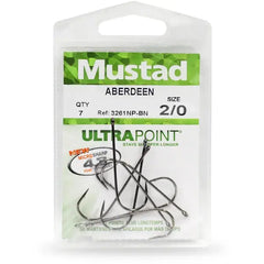 Cârlige Mușcă Aberdeen Mustad - Rezistență, Fixare Sigură Pește - 3