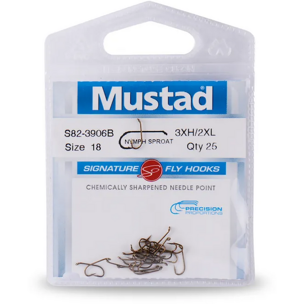 Cârlige Muscă Bronz Forjat Mustad - Rezistență, 25 buc - 4