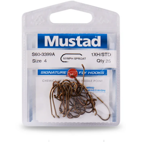 Cârlige Muscă Bronz Forjat Mustad - Rezistență Superioară, 25buc - 3