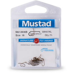 Cârlige Muscă Bronz Forjat Mustad - Rezistență Superioară, 25buc - 4