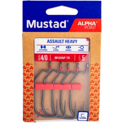 Cârlige Mustad Assault Heavy Wide Gap - Ochi Titan, 5 buc/plic - 3