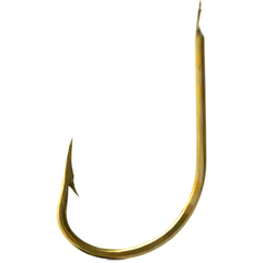 Cârlige Mustad Auriu Revers Tija Scurta Q1 - Pachet 100 Buc - 1