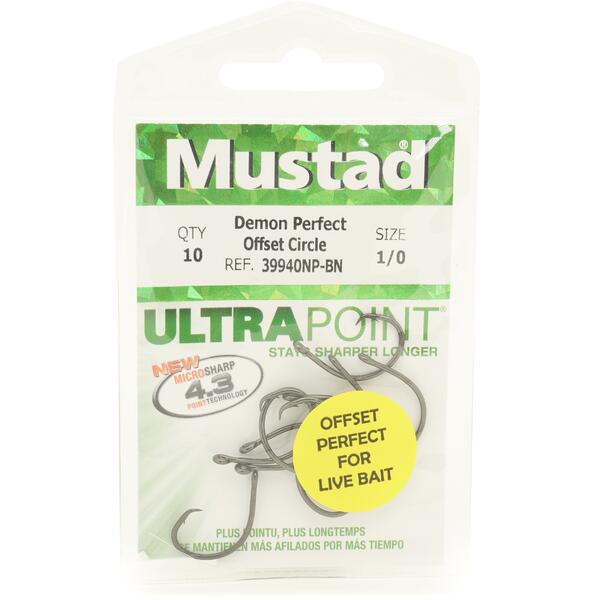Cârlige Offset Demon Mustad - 1X Strong, Perfecte Răpitor - 1