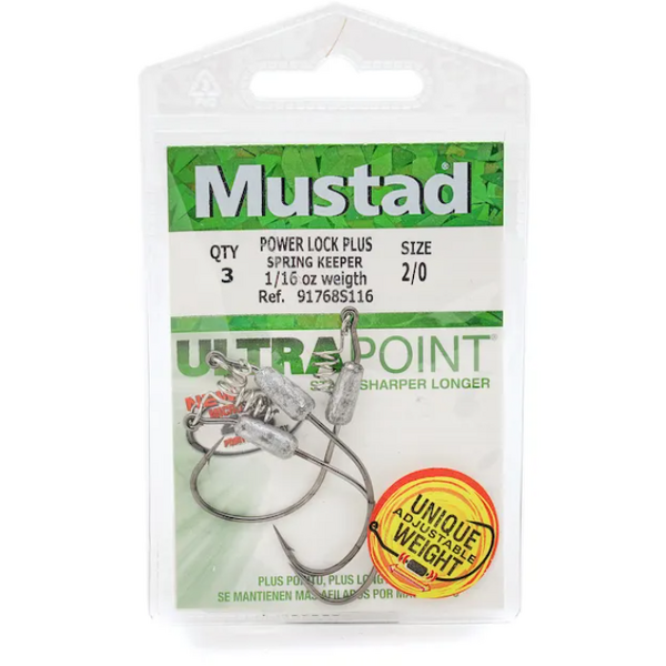 Cârlige Offset Lestat Power Lock Plus Mustad - Prindere Sigură, Rezistență - 3