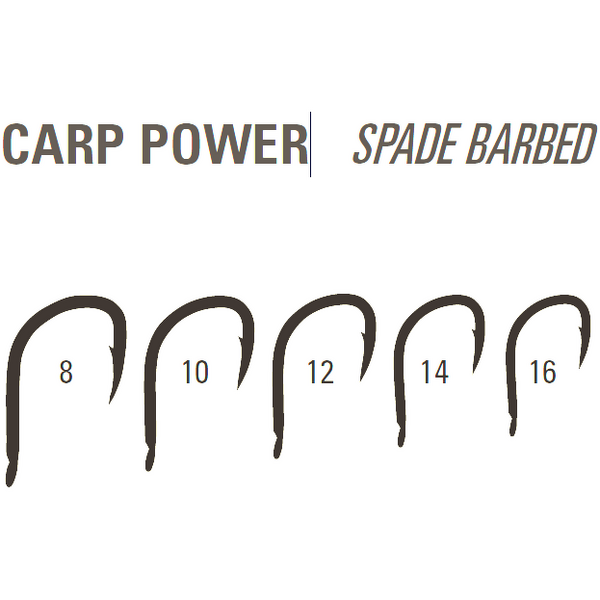 Cârlige Power Carp MU16 Mustad - Rezistență Maximă, 10 bucăți - 2