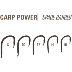 Cârlige Power Carp MU16 Mustad - Rezistență Maximă, 10 bucăți - 2