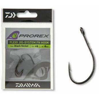Cârlige Prorex Flexi Jig DAIWA - Rezistență, Montaj Rapid Nr.1/6buc - 2