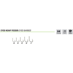 Cârlige Staționar Eyed Heavy Feeder Mustad - Rezistență, 15buc - 3