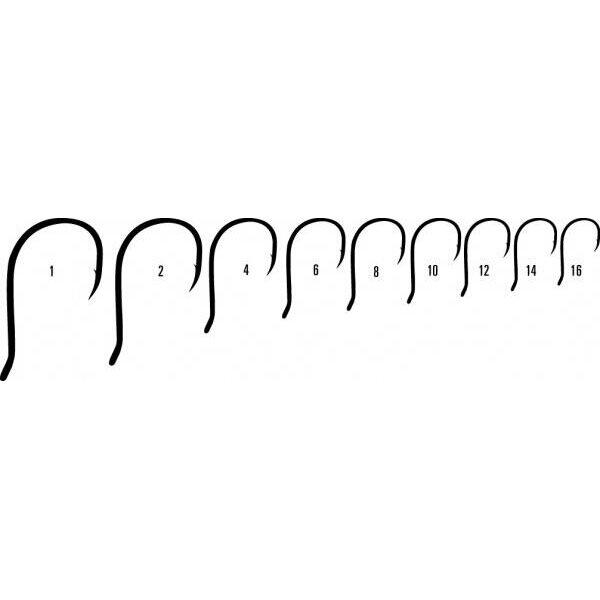 Cârlige Staționar Mustad Ultrapoint BLN - 10buc/plic, Negru Nichel - 2