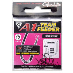 Cârlige Team Feeder Carp Gamakatsu A1 - Rezistență, 15 buc/plic - 2