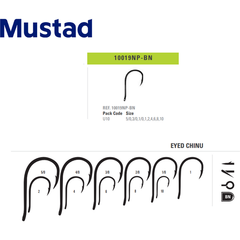 Cârlige Ultrapoint Eyed Chinu Mustad - Rezistență Superioară, Nr. 3/0 - 4