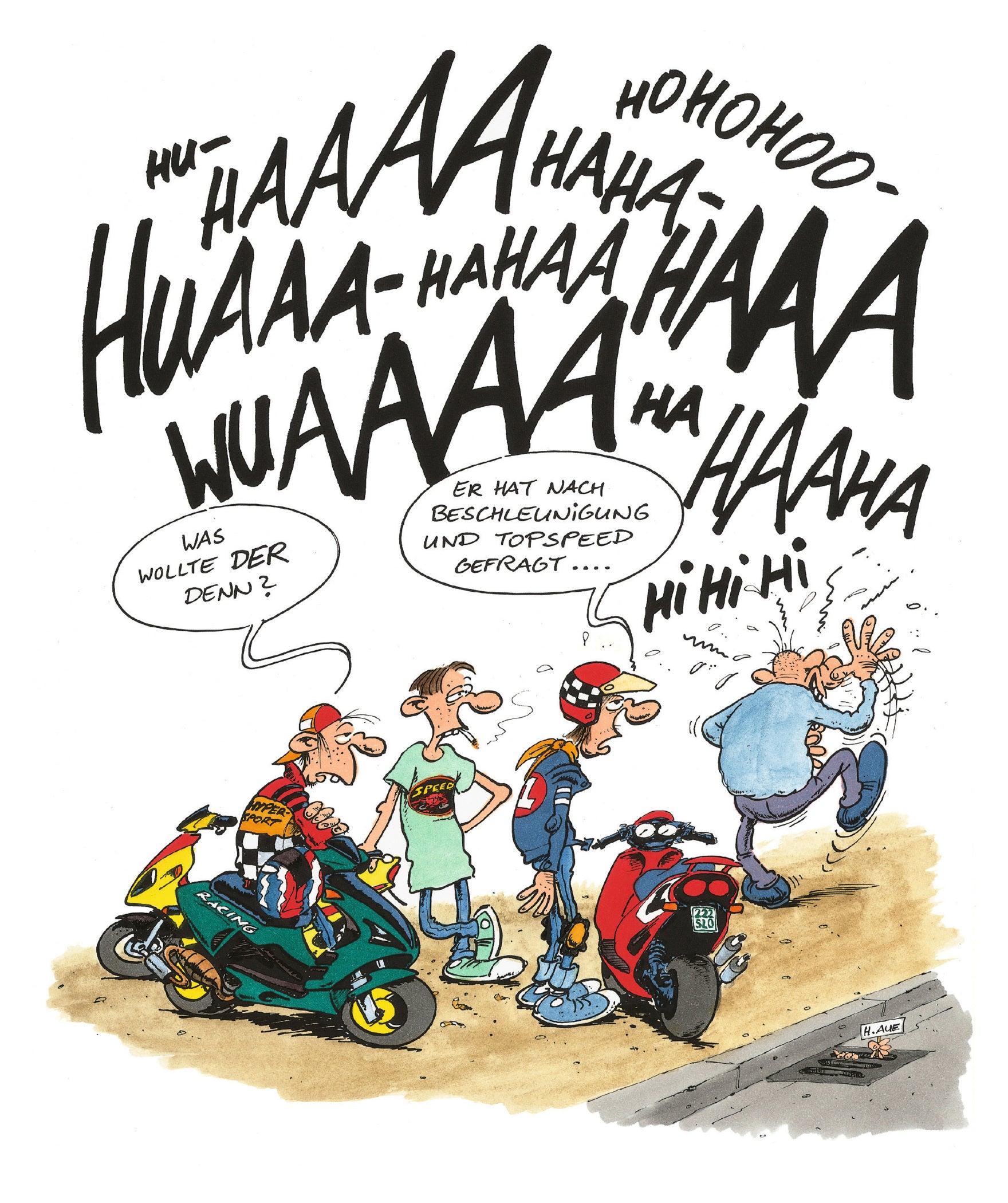 Carte Comic Pleiten, Blech & Pannen Holger Aue - Umor Moto