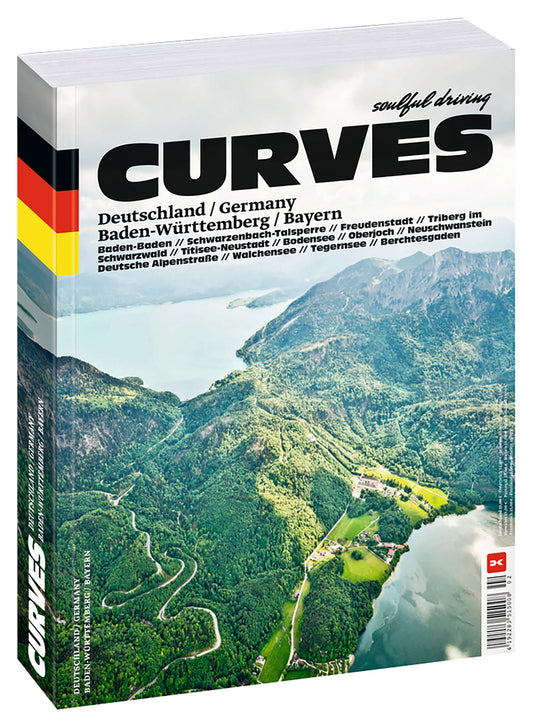 Carte de Călătorie Moto CURVES Sudul Germaniei - Aventuri pe Două Roți