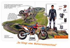 Carte Interactivă Moto "Primul meu Motor" Louis - Sunete și Clapete