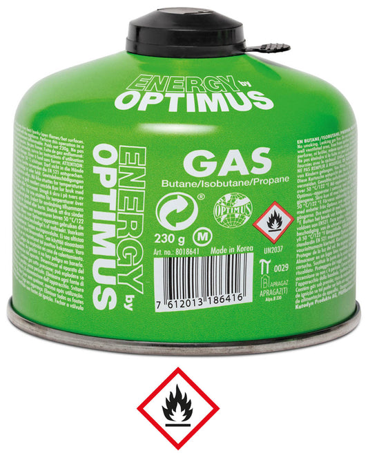 Cartuș Gaz OPTIMUS 230g - Amestec Butan/Propan, EN 417