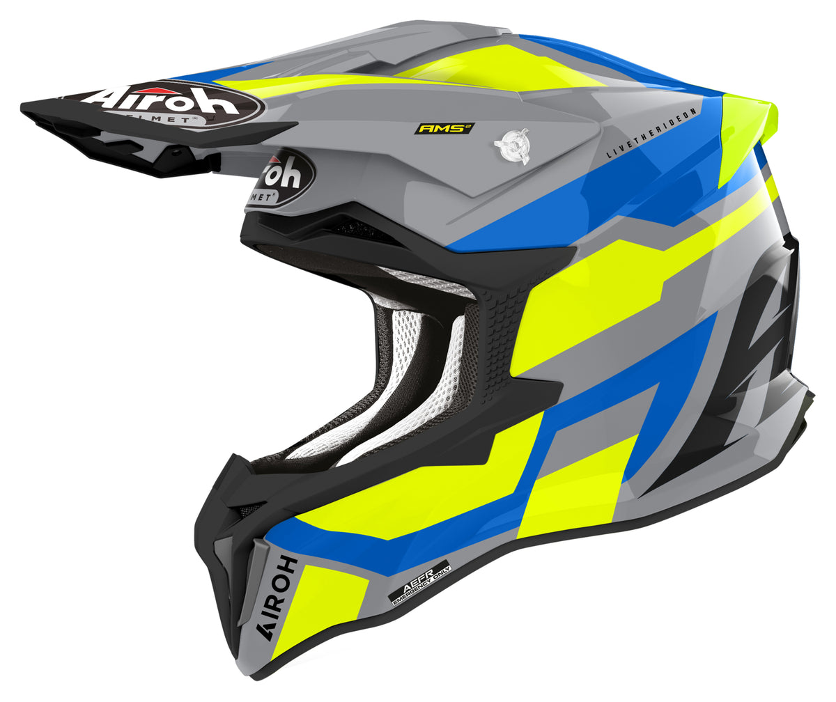 Cască Cross Airoh Strycker Glam - Siguranță AMS² & ECE 22.06