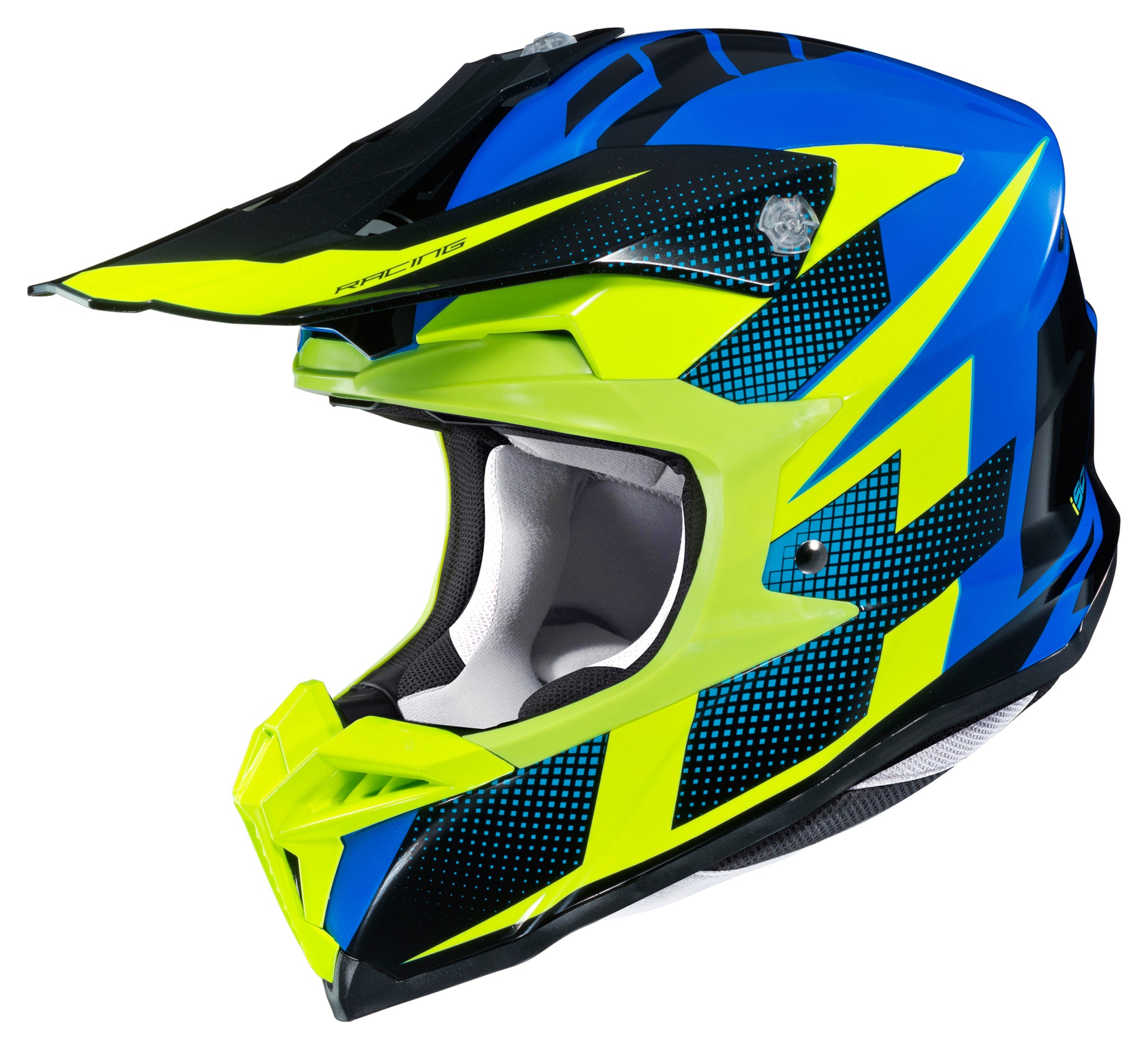 Cască Cross HJC i50 Argos MC23 - Confort, Protecție și Vizibilitate Maximă