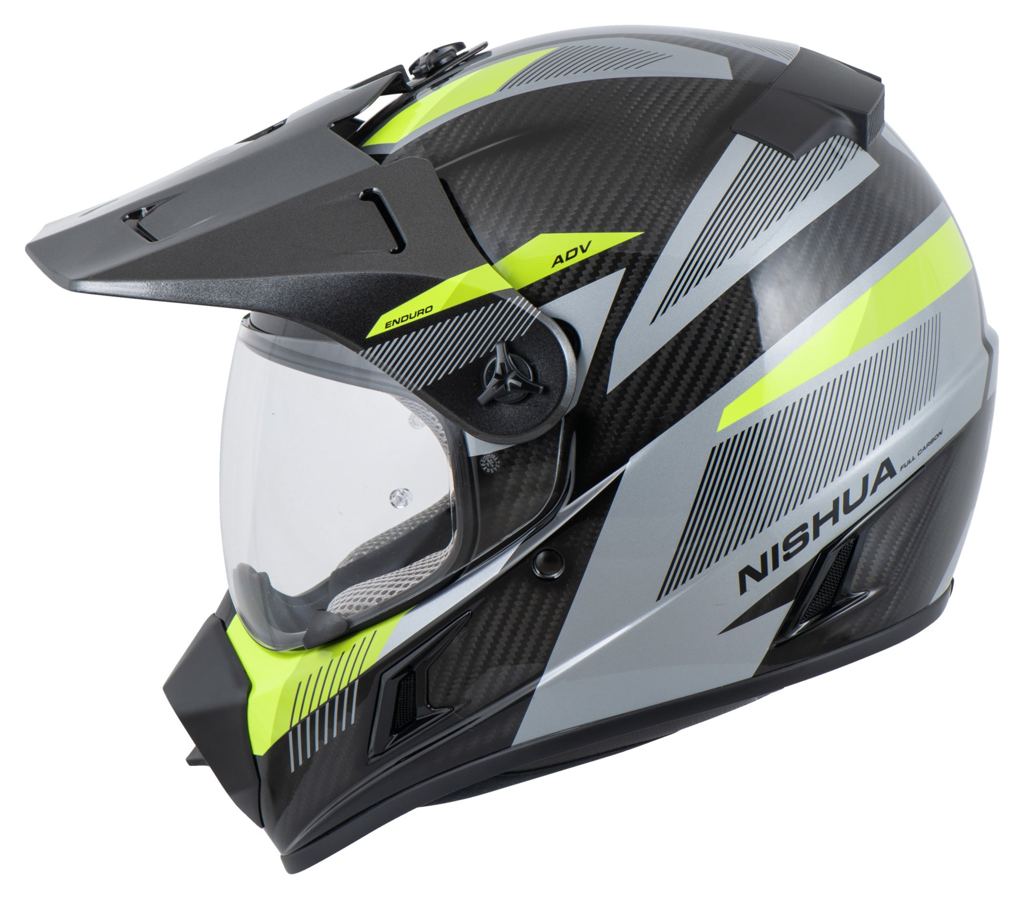 Cască Enduro Carbon Evo Louis - Ușoară, Pinlock, ECE 22.06