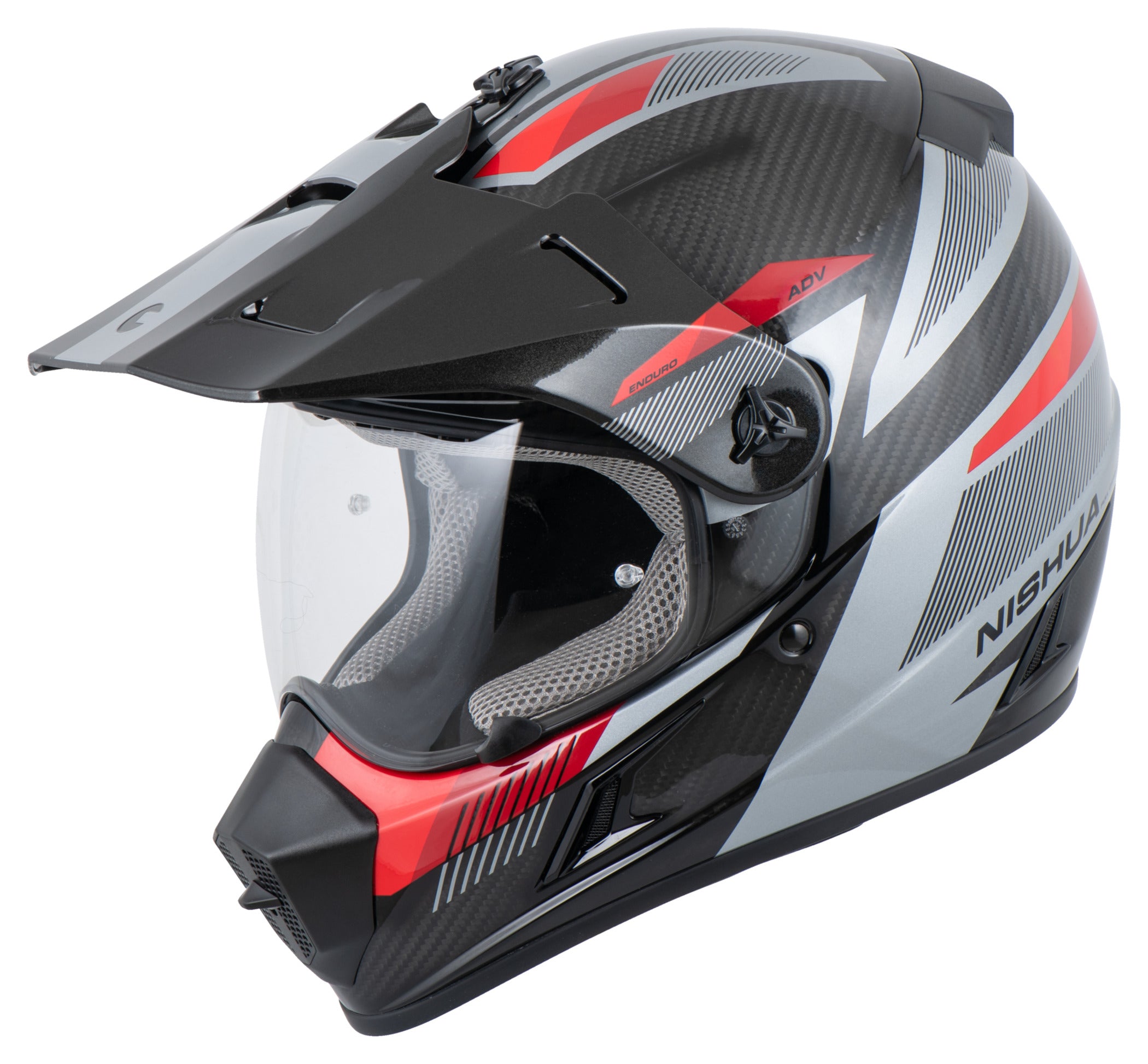 Cască Enduro Carbon Evo Louis - Ușoară, Pinlock, ECE 22.06