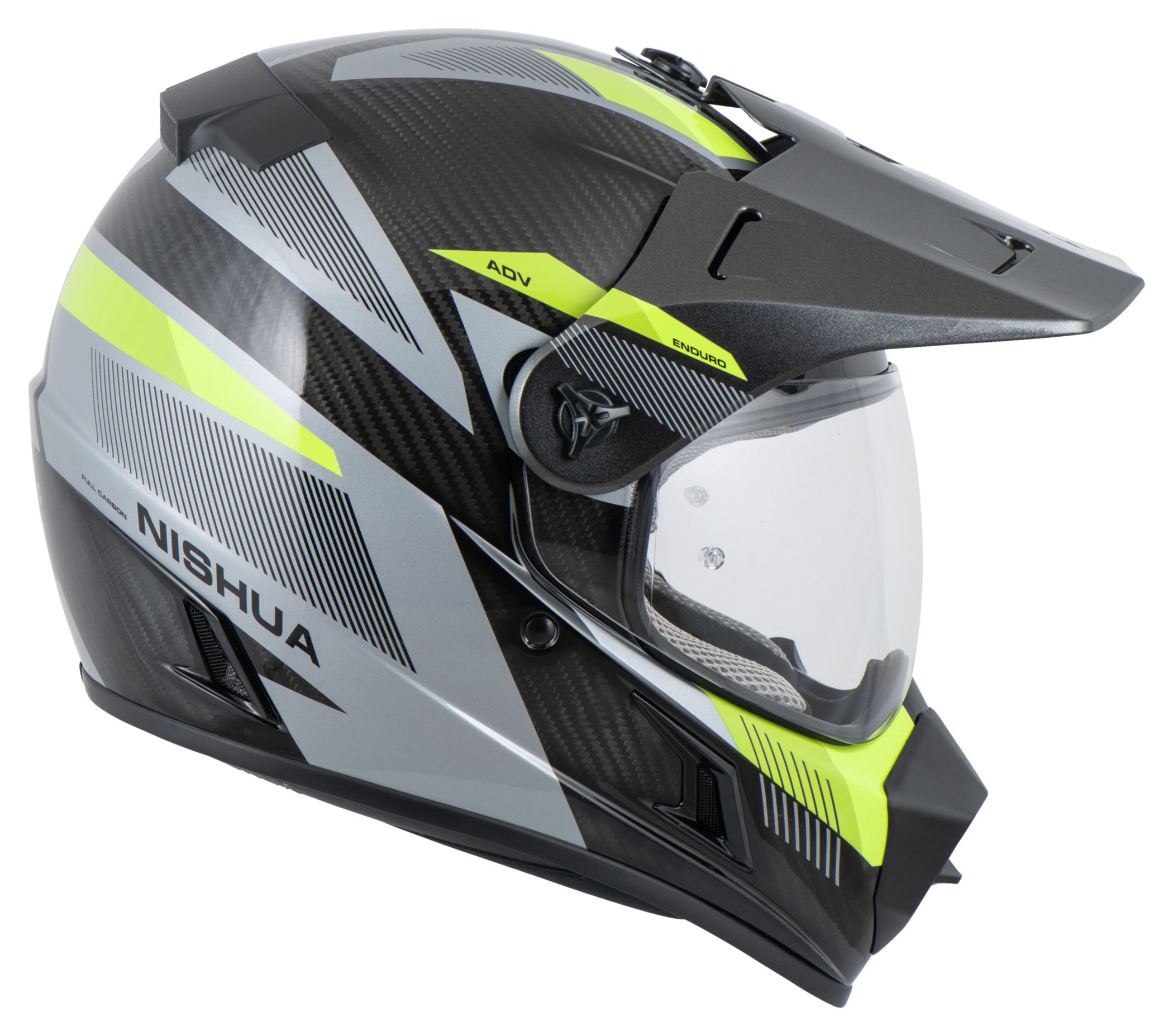 Cască Enduro Carbon Evo Louis - Ușoară, Pinlock, ECE 22.06