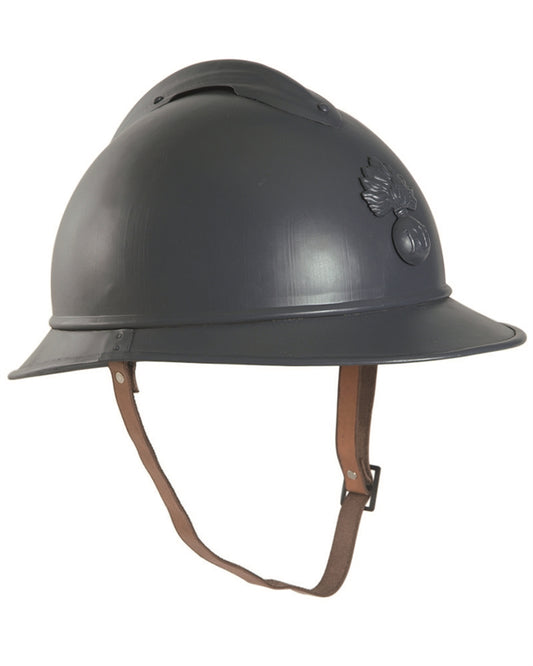 Cască Franceză Mil-Tec Adrian WWI Repro – Oțel, Interior din Piele