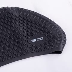 Casca Înot Silicon BLOBCAP AQUAWAVE - Păr Lung, Structură Bubble - 6