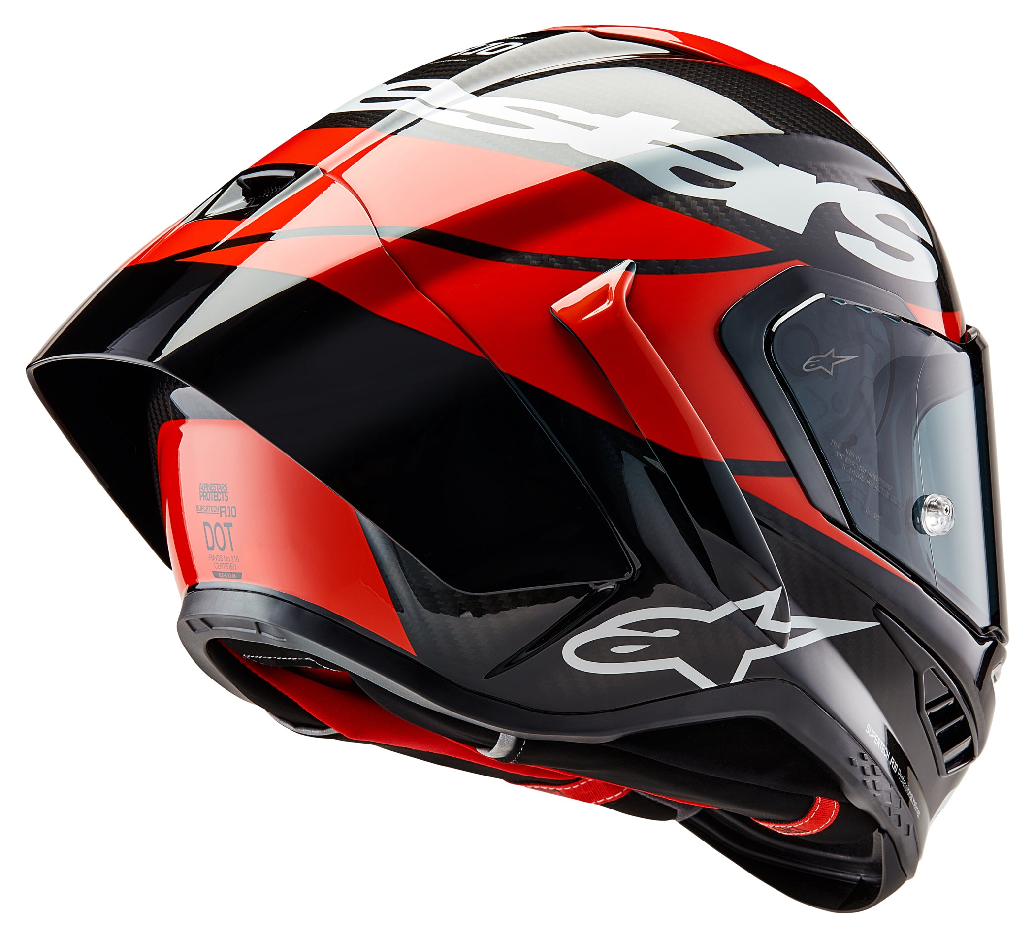 Cască Integrală Supertech R10 Alpinestars - Carbon, Siguranță Maximă
