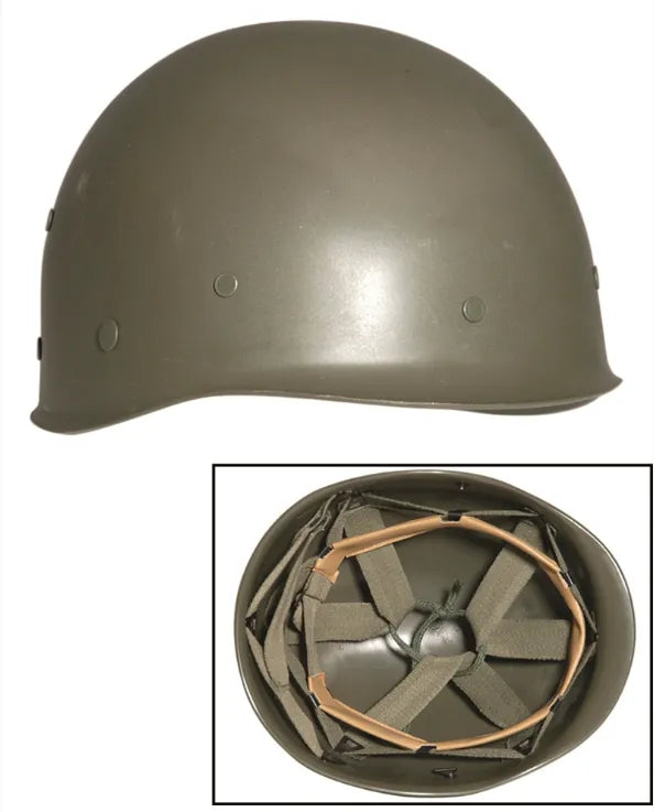 Cască Interioară US M1 – Repro Istorică din Plastic ABS cu Detalii Autentice