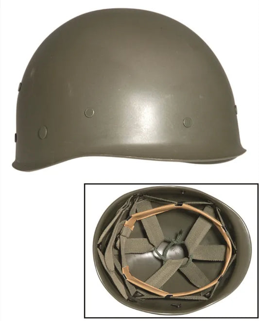 Cască Interioară US M1 – Repro Istorică din Plastic ABS cu Detalii Autentice