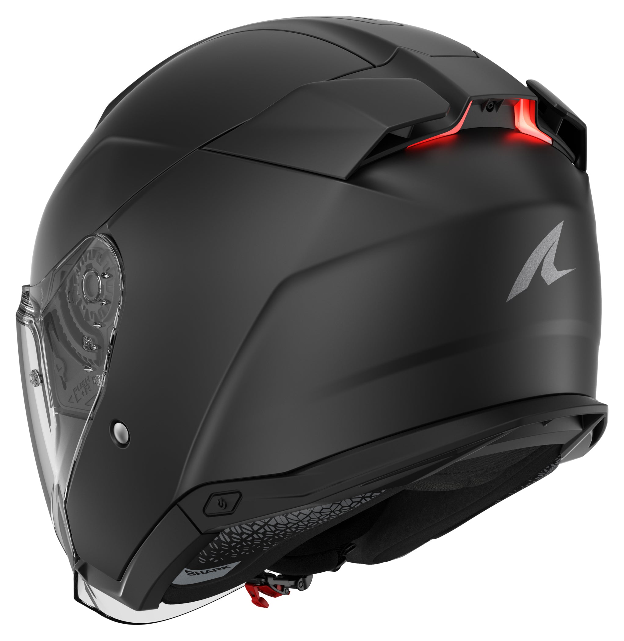 Cască Jet Skwal i3 Shark - Lumini Frână Integrate, LED