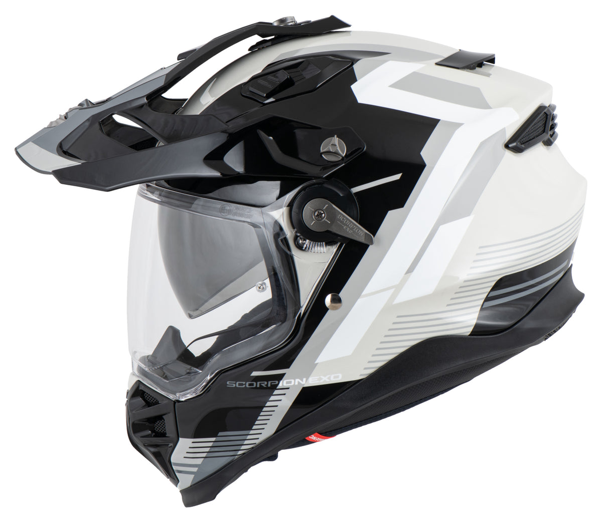 Cască Moto ADF-9000 Air Patrol - Fibră de Sticlă, Pinlock