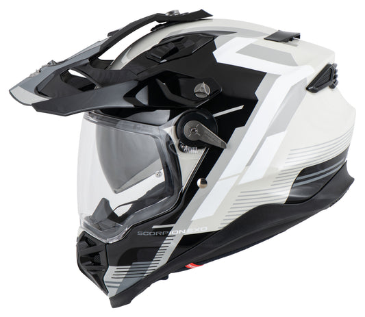 Cască Moto ADF-9000 Air Patrol - Fibră de Sticlă, Pinlock