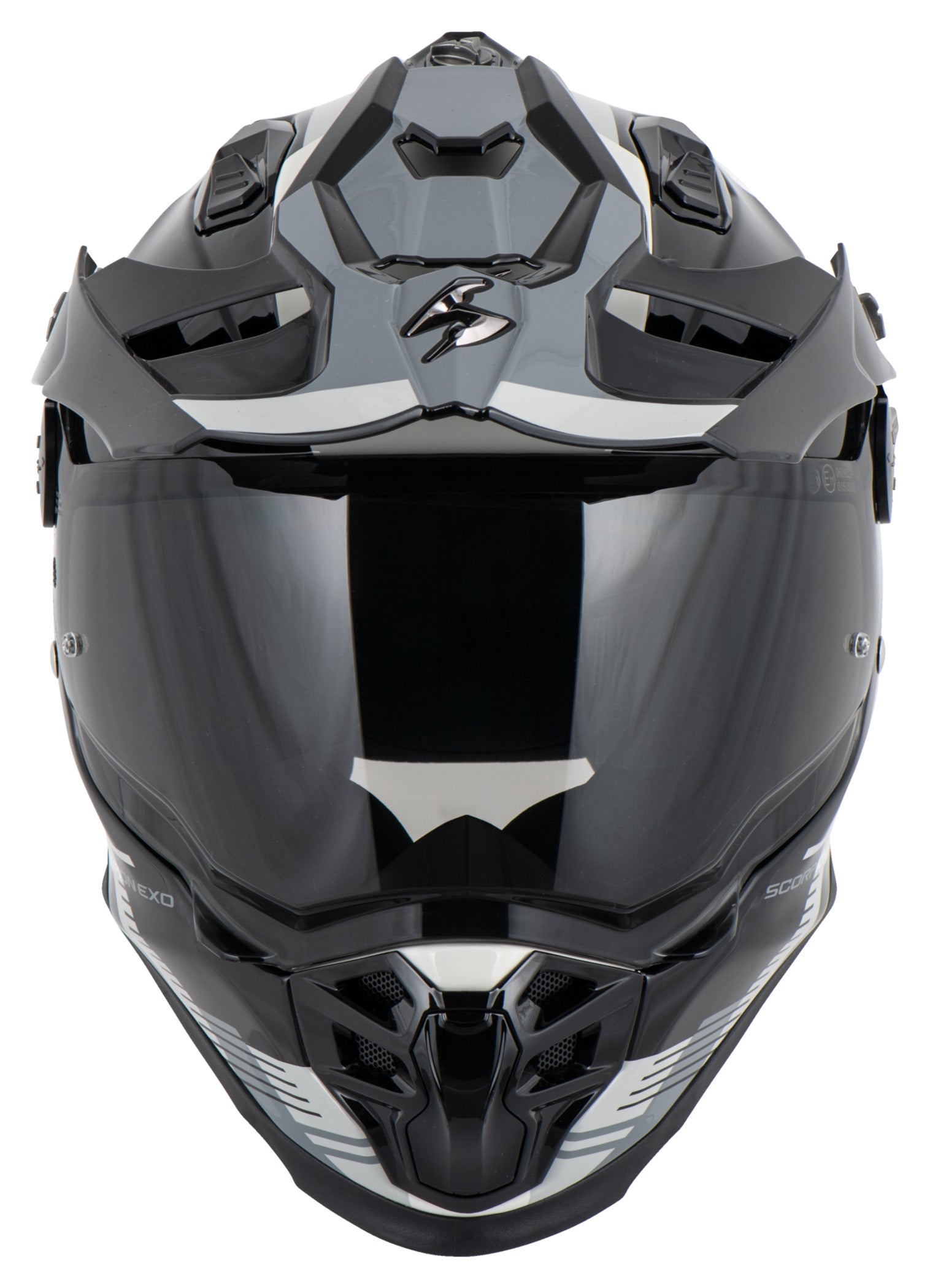 Cască Moto ADF-9000 Air Patrol - Fibră de Sticlă, Pinlock