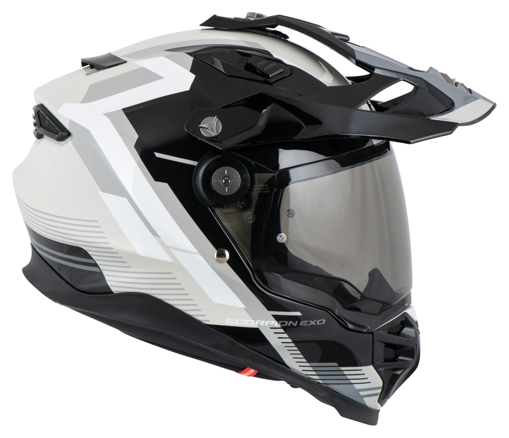 Cască Moto ADF-9000 Air Patrol - Fibră de Sticlă, Pinlock
