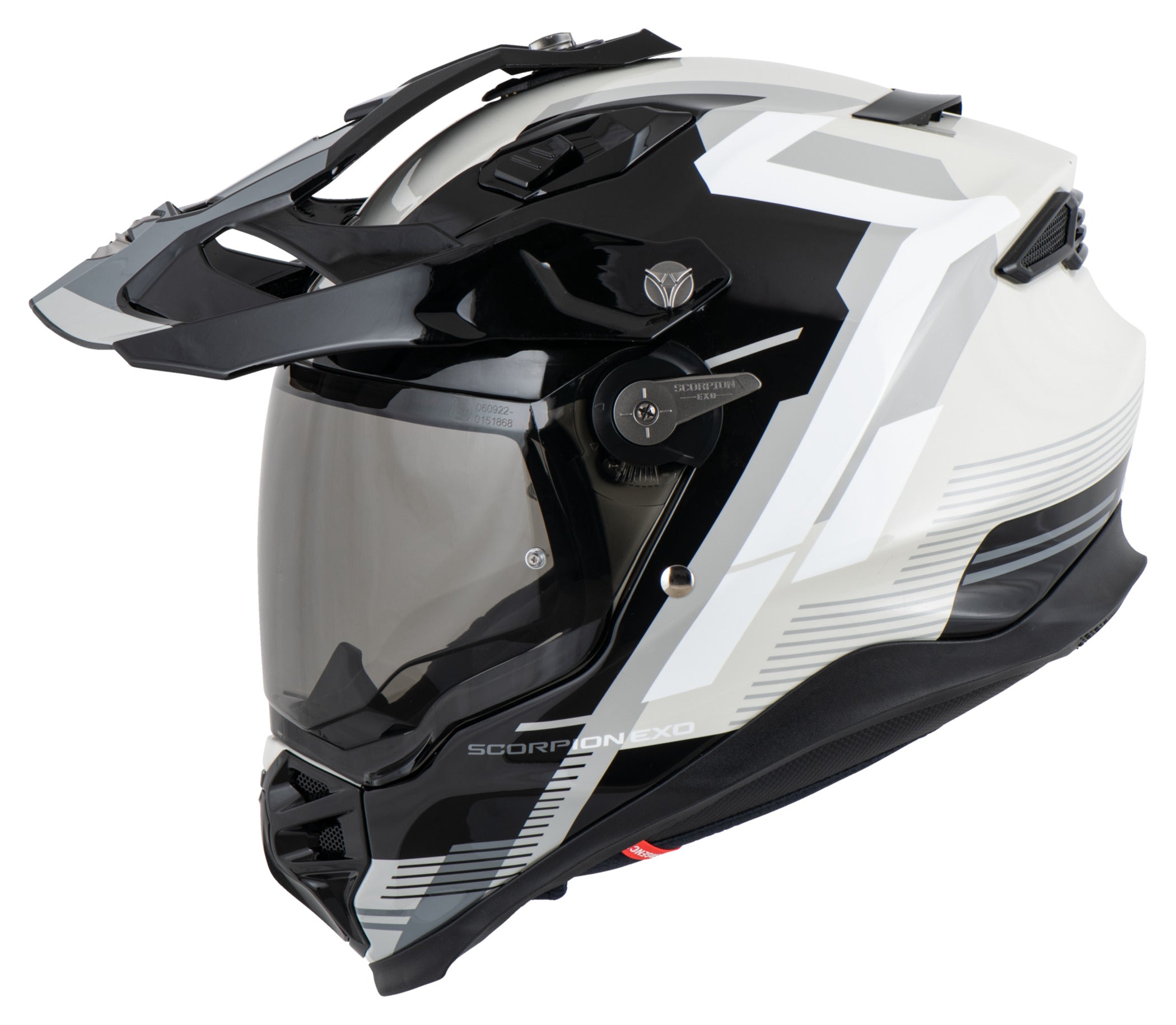Cască Moto ADF-9000 Air Patrol - Fibră de Sticlă, Pinlock