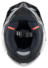 Cască Moto ADF-9000 Air Patrol - Fibră de Sticlă, Pinlock